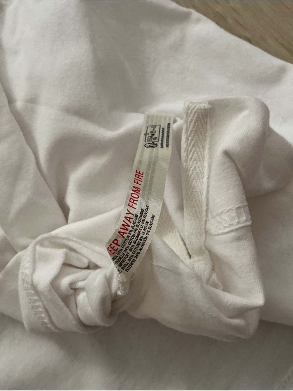 Free People White V-Neck Hooded Pullover with Pocket Detail - Picture 6 of 7